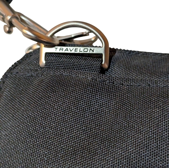 Travelon Anti-Theft Classic Crossbody Bag Black Classic Travel - Picture 3 of 7